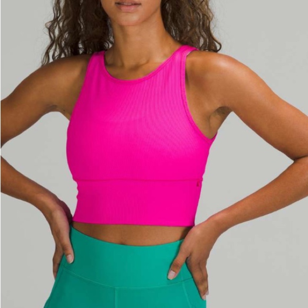 Lululemon Reversible Power Pivot Ribbed Tank Top
